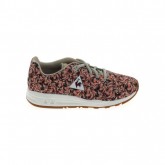 Le Coq Sportif Lcs R950 Flower Jacquard Rouge Gris Rouge - Chaussures Baskets Basses Femme Promo Prix Paris